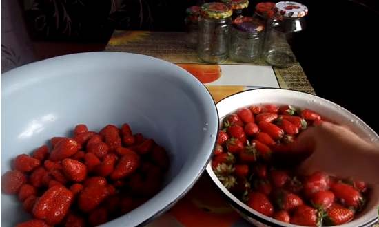 подготовленные ягоды