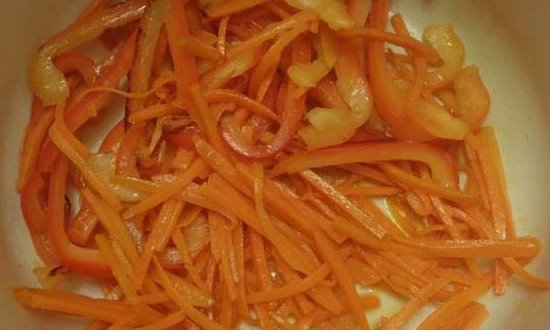 Морковь с перцем