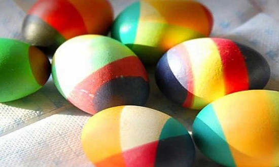 разноцветные яйца