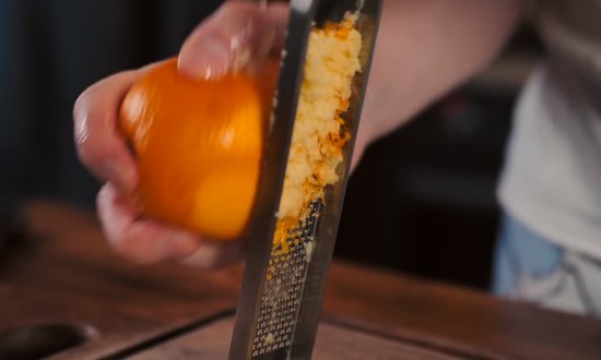 Измельчаем апельсин