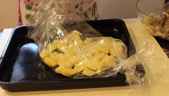 картошка в пакете для запекания