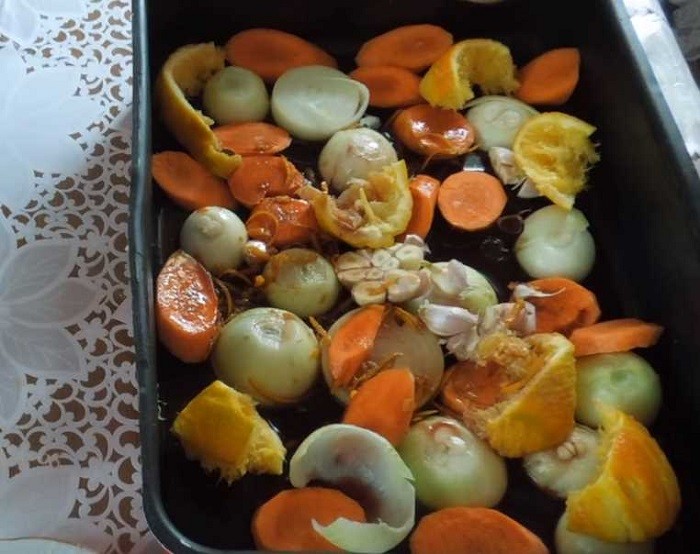 фрукты и овощи в форме