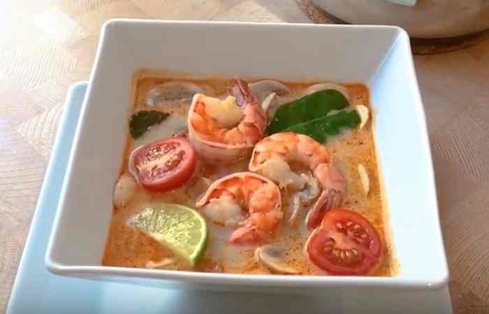 суп том ям с морепродуктами